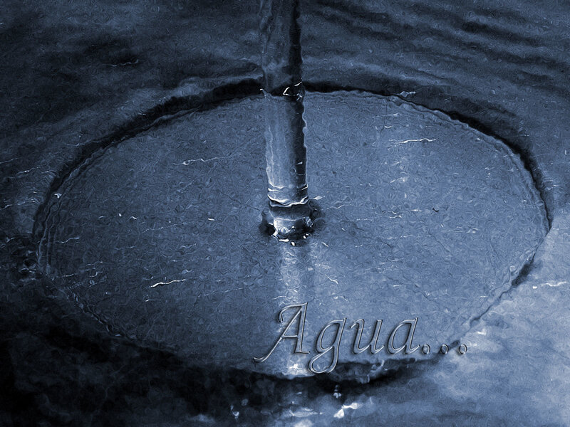 Water droplet ripple effect