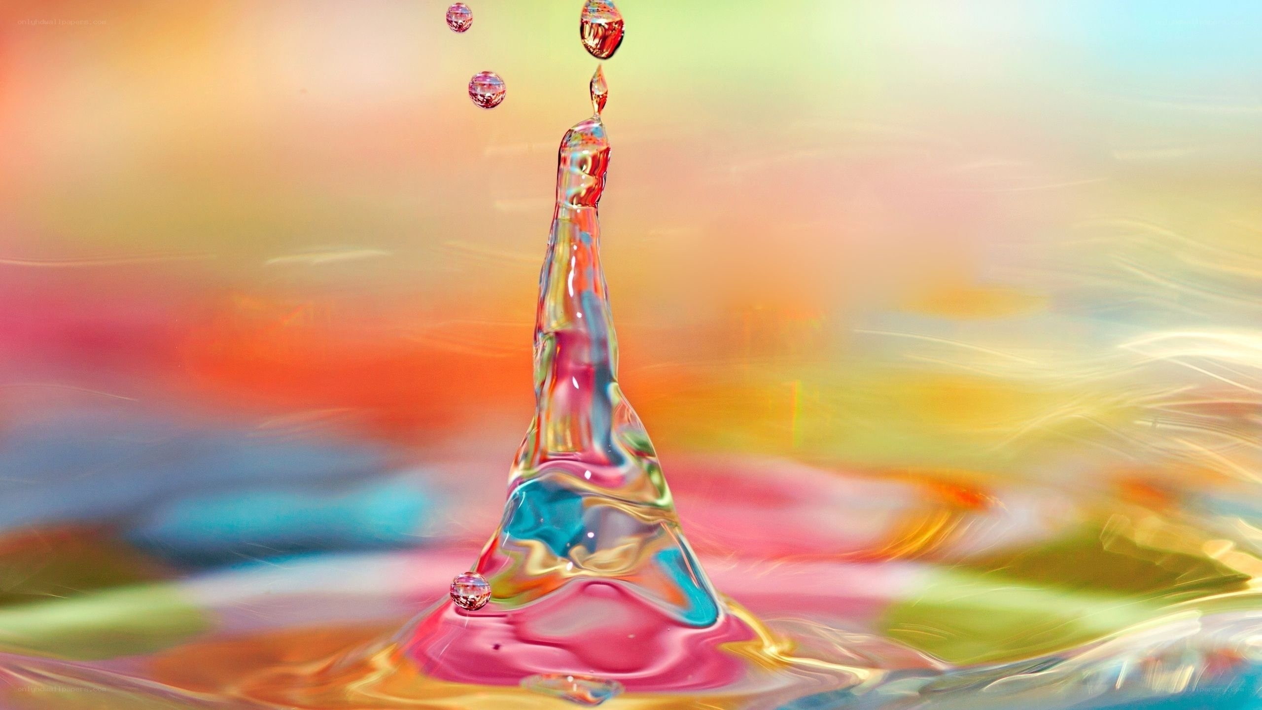Water droplet splash