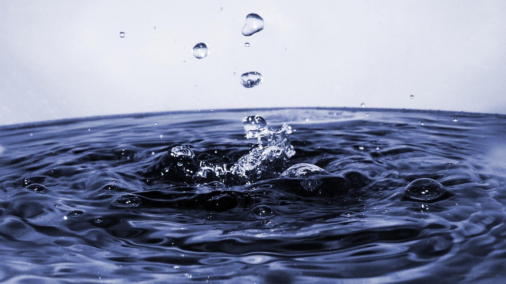 Water droplet splash