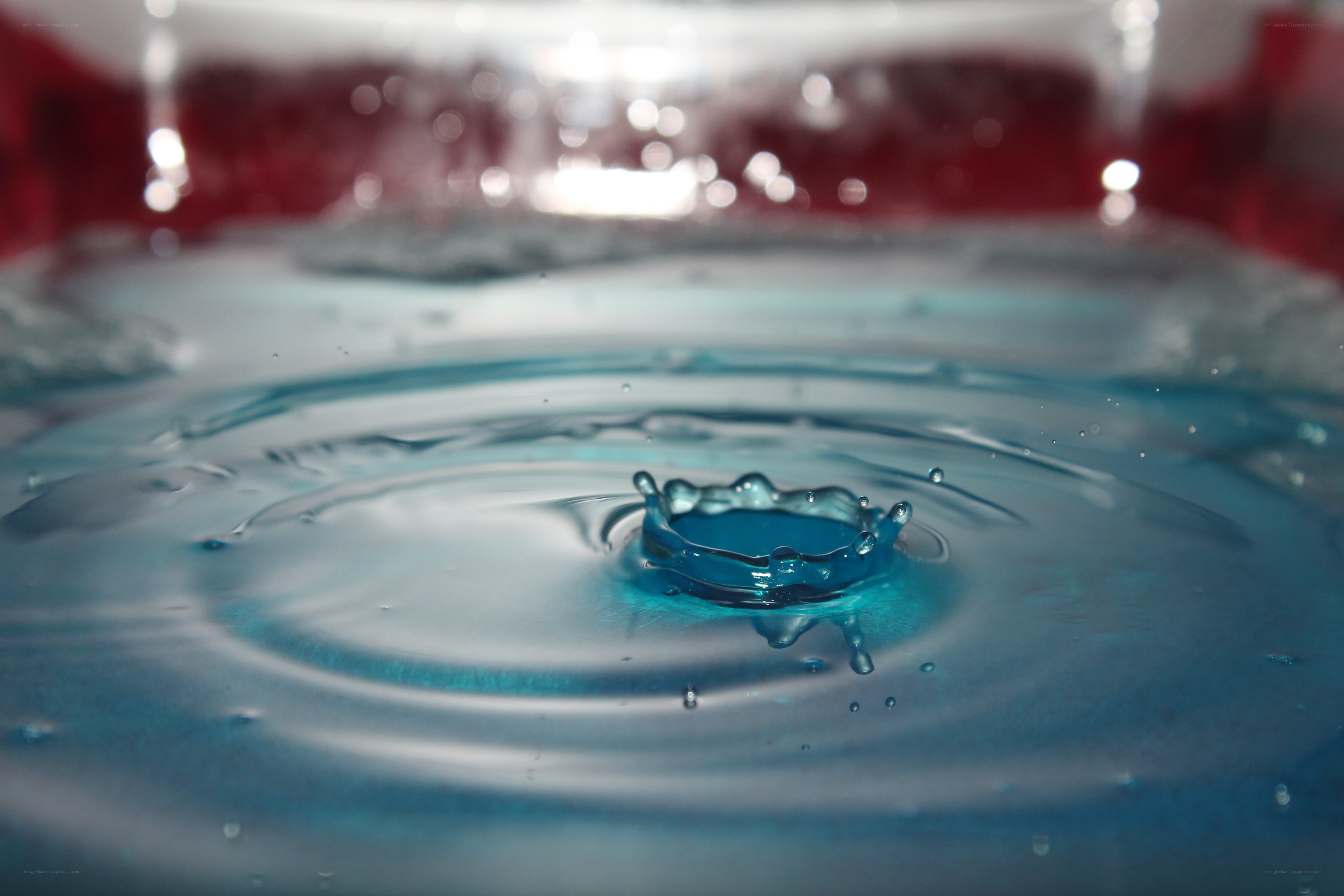 Water droplet splash