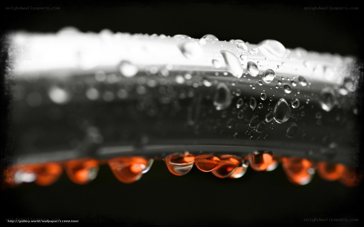 Water droplets on a surface