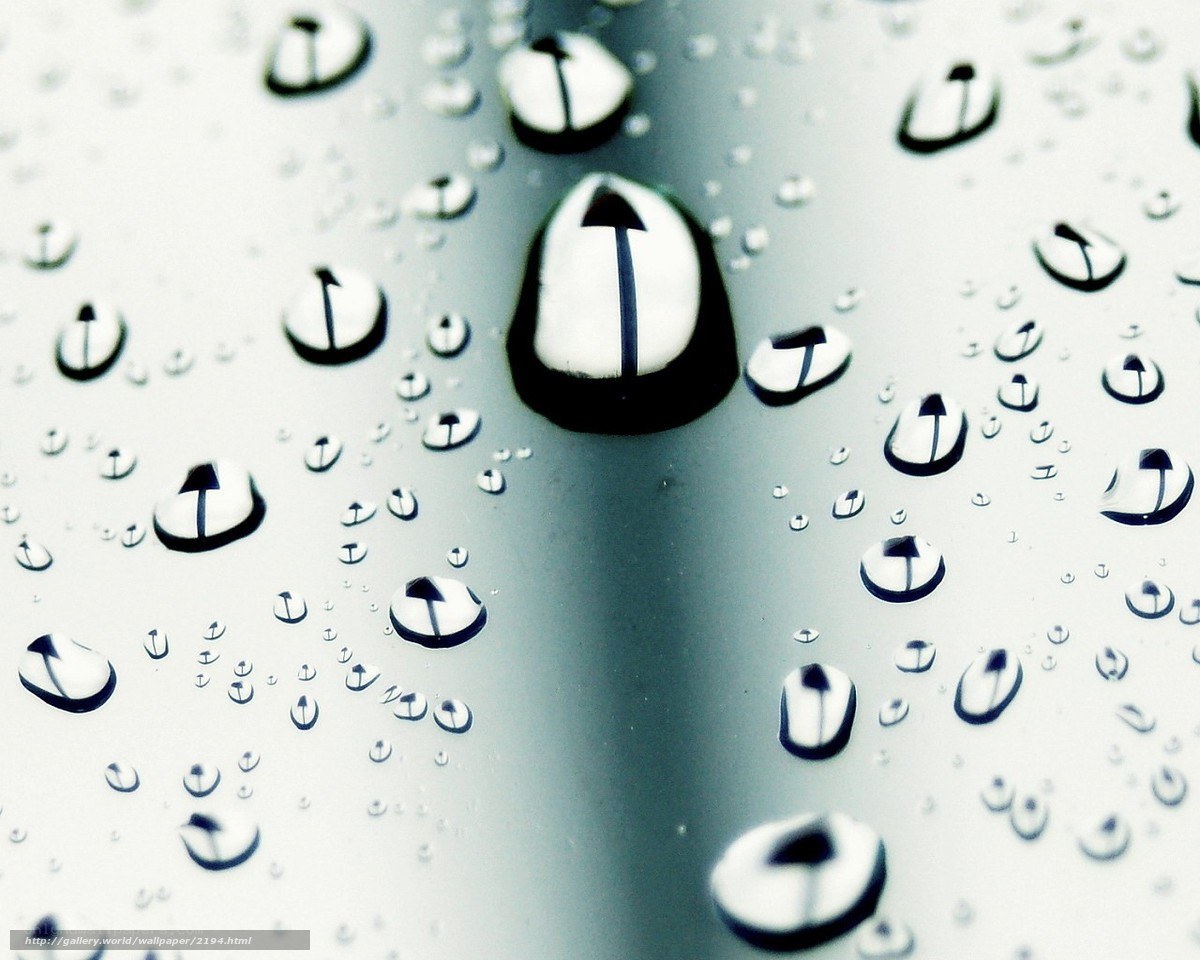 Water droplets on a surface