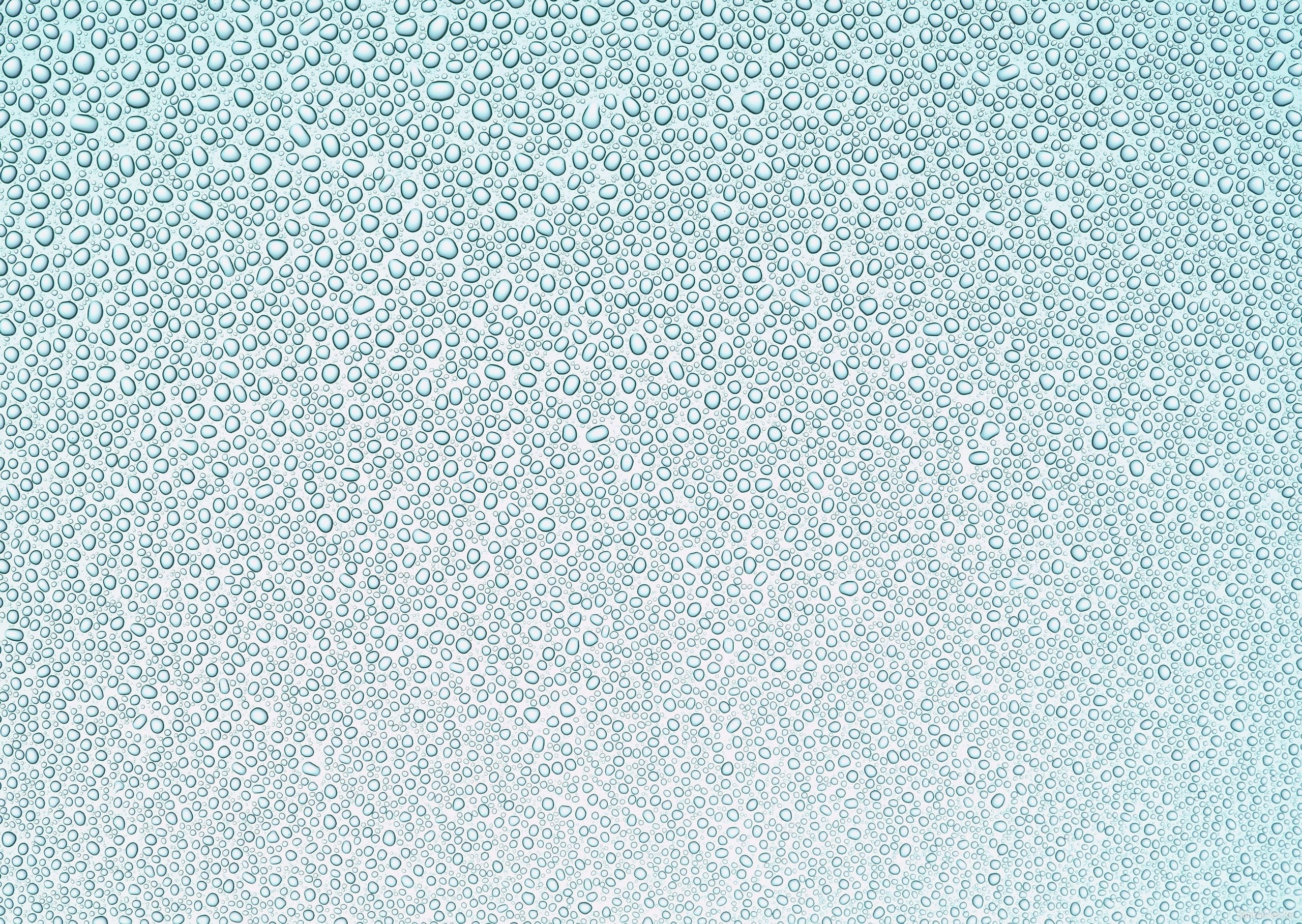 Water droplets on glass