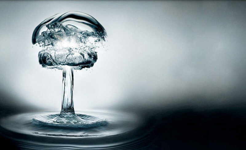 Water Explosion Mushroom — Bubble