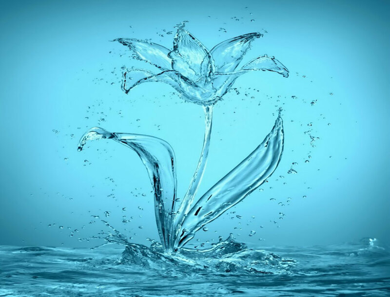 Water Flower Sculpture