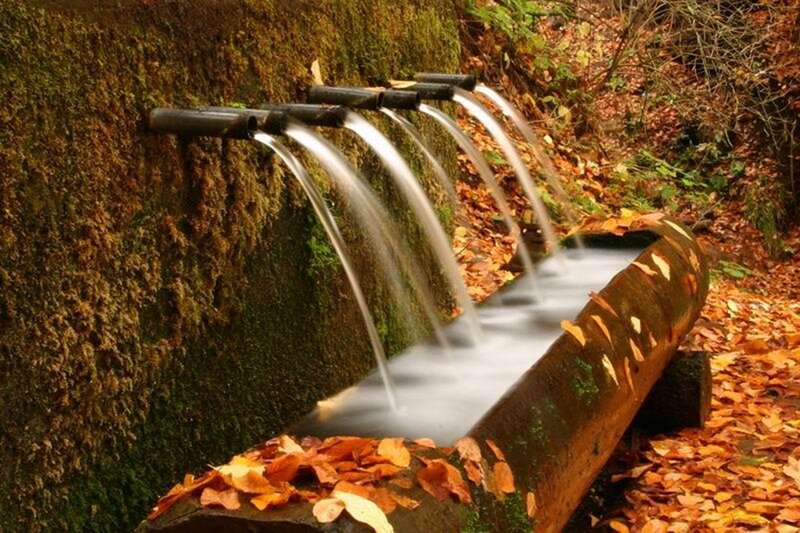Water Flowing from Pipes
