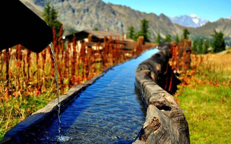 Water Flowing in Channel