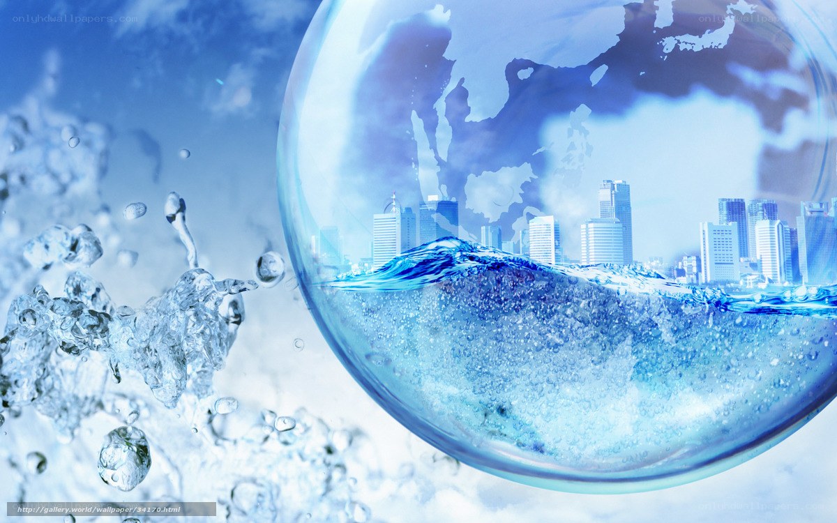 water globe with cityscape
