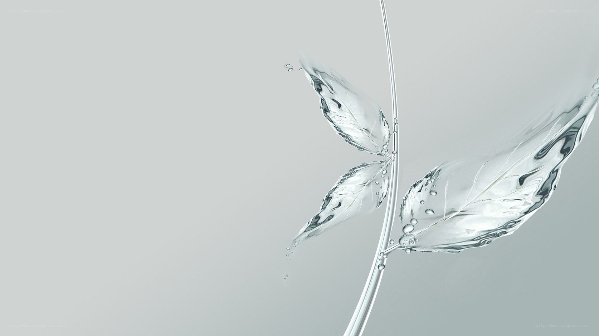 Water leaf sculpture