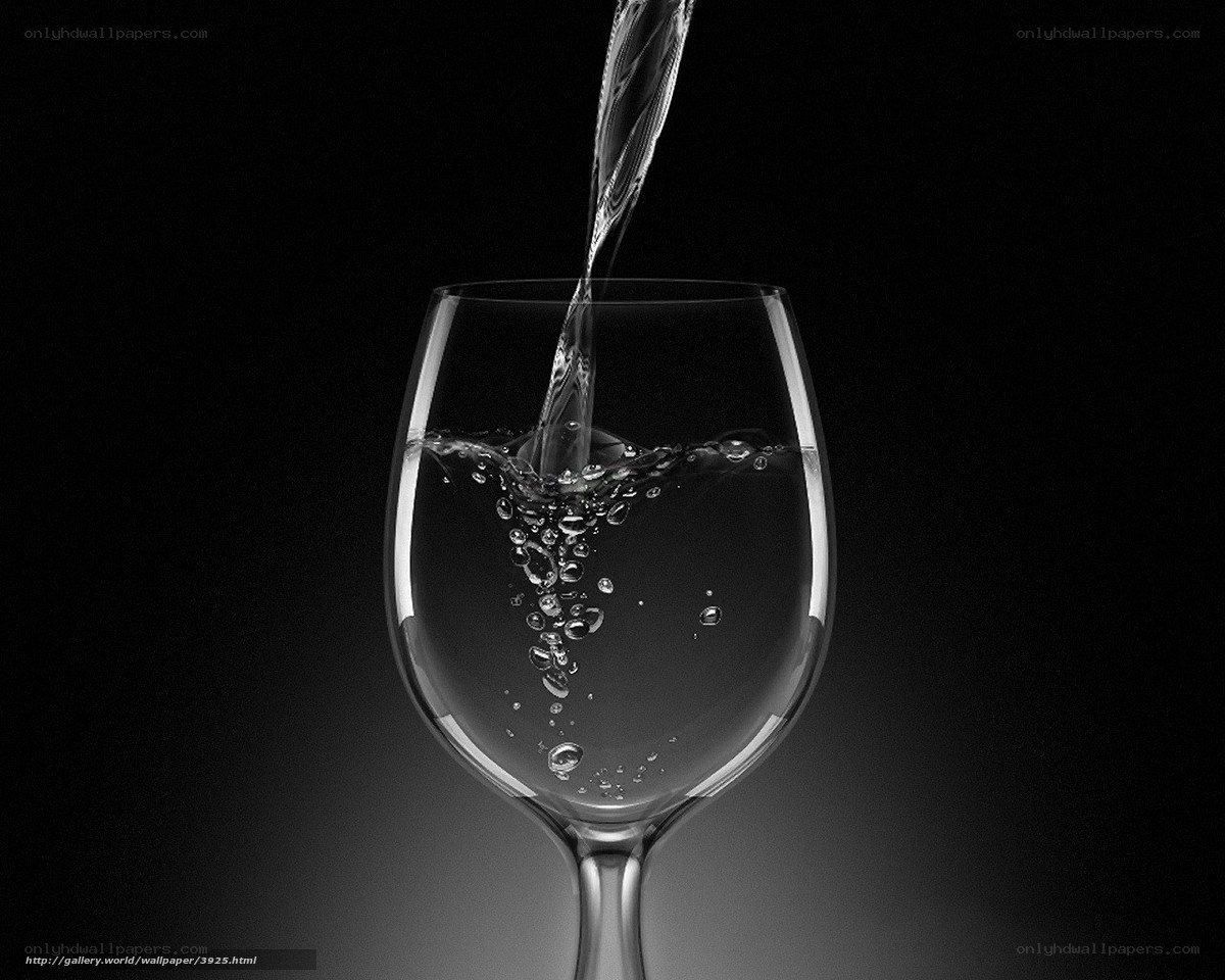 Water Pouring into Glass