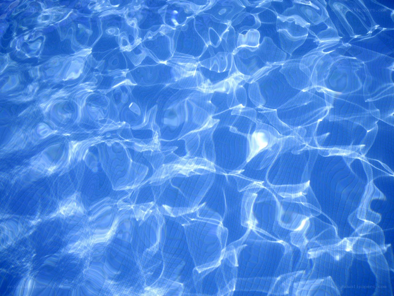 Water ripples in a pool