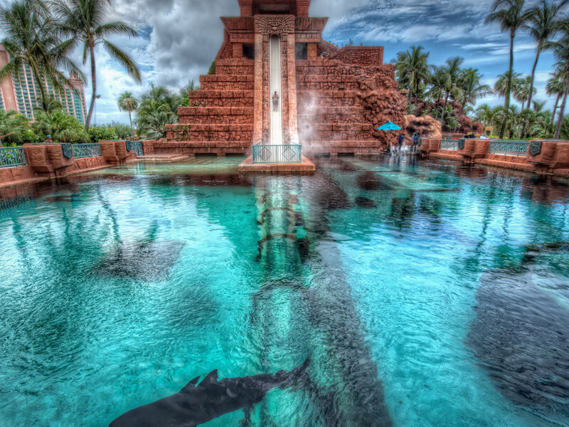 Water Slide at Resort