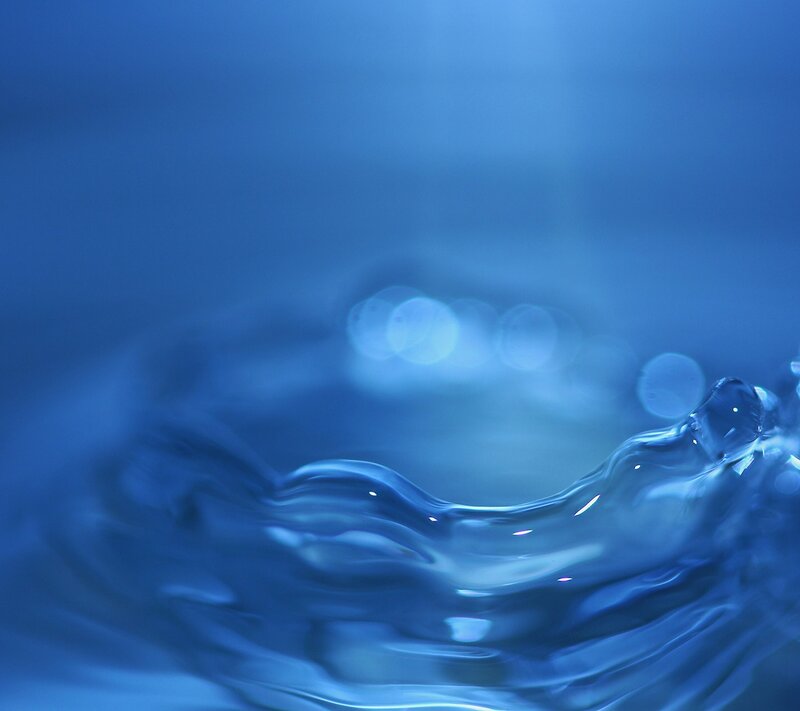 Water Splash — Blue, Calm, Photograph, Ripples