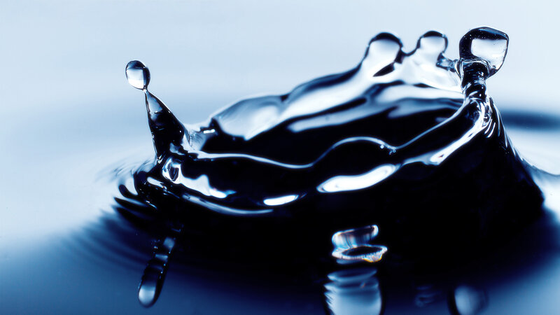 Water Splash Crown — Blue