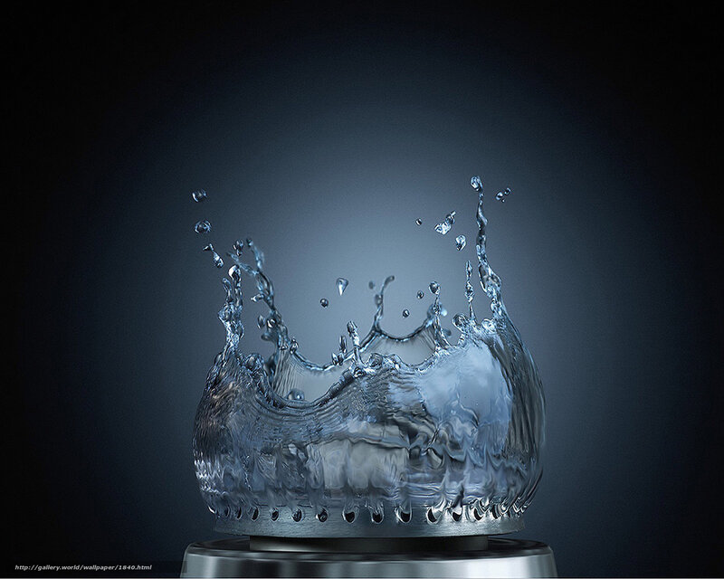 Water splash crown