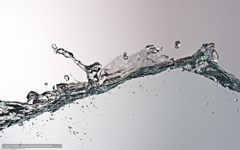Water splash in motion