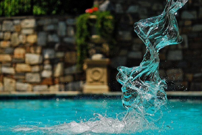 Water Splash in Pool
