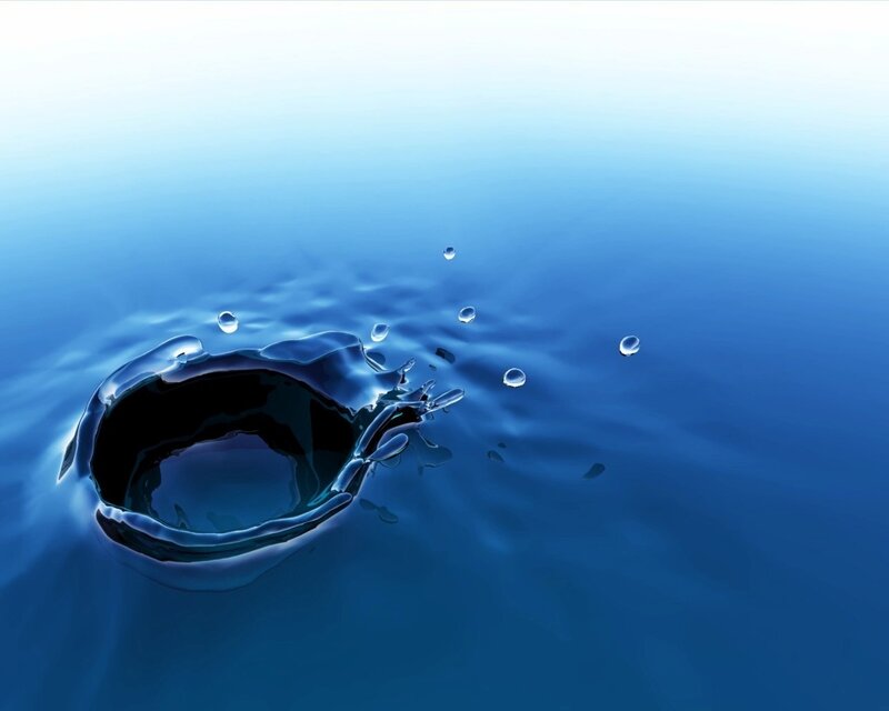 Water Splash on Surface