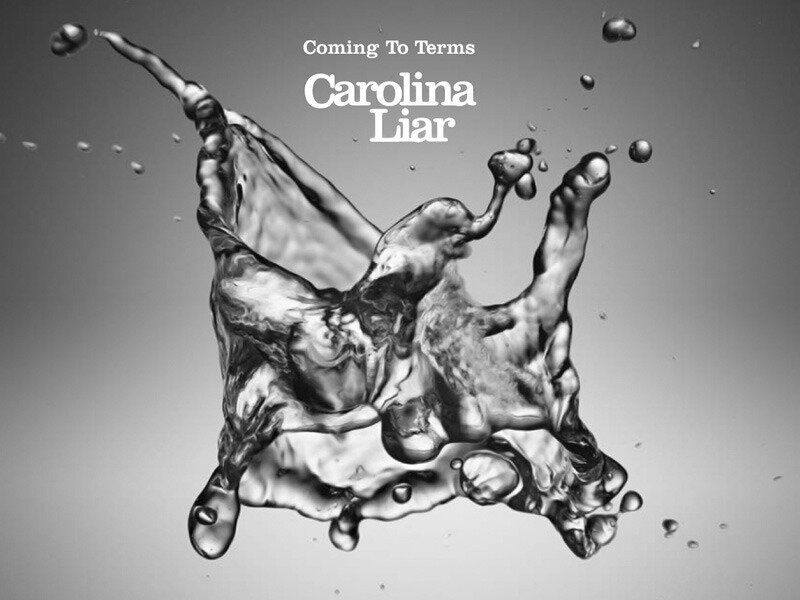 Water splash with text overlay
