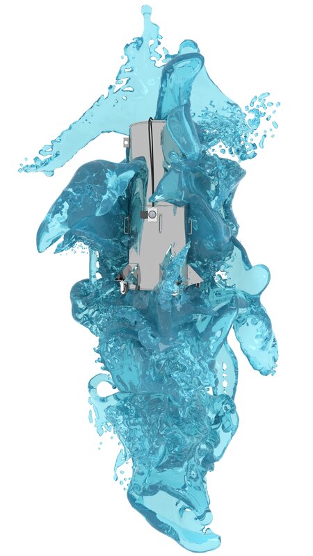Water Splashing Around Machine