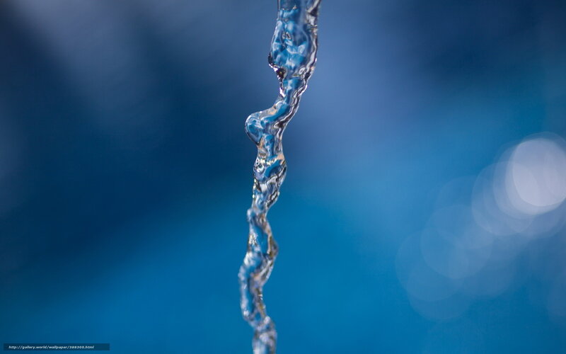 Water stream in motion