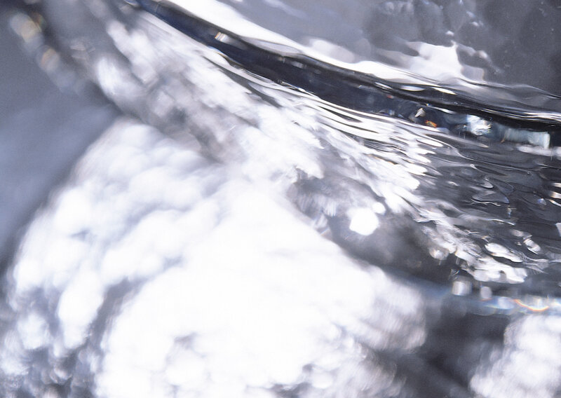 Water surface with ripples