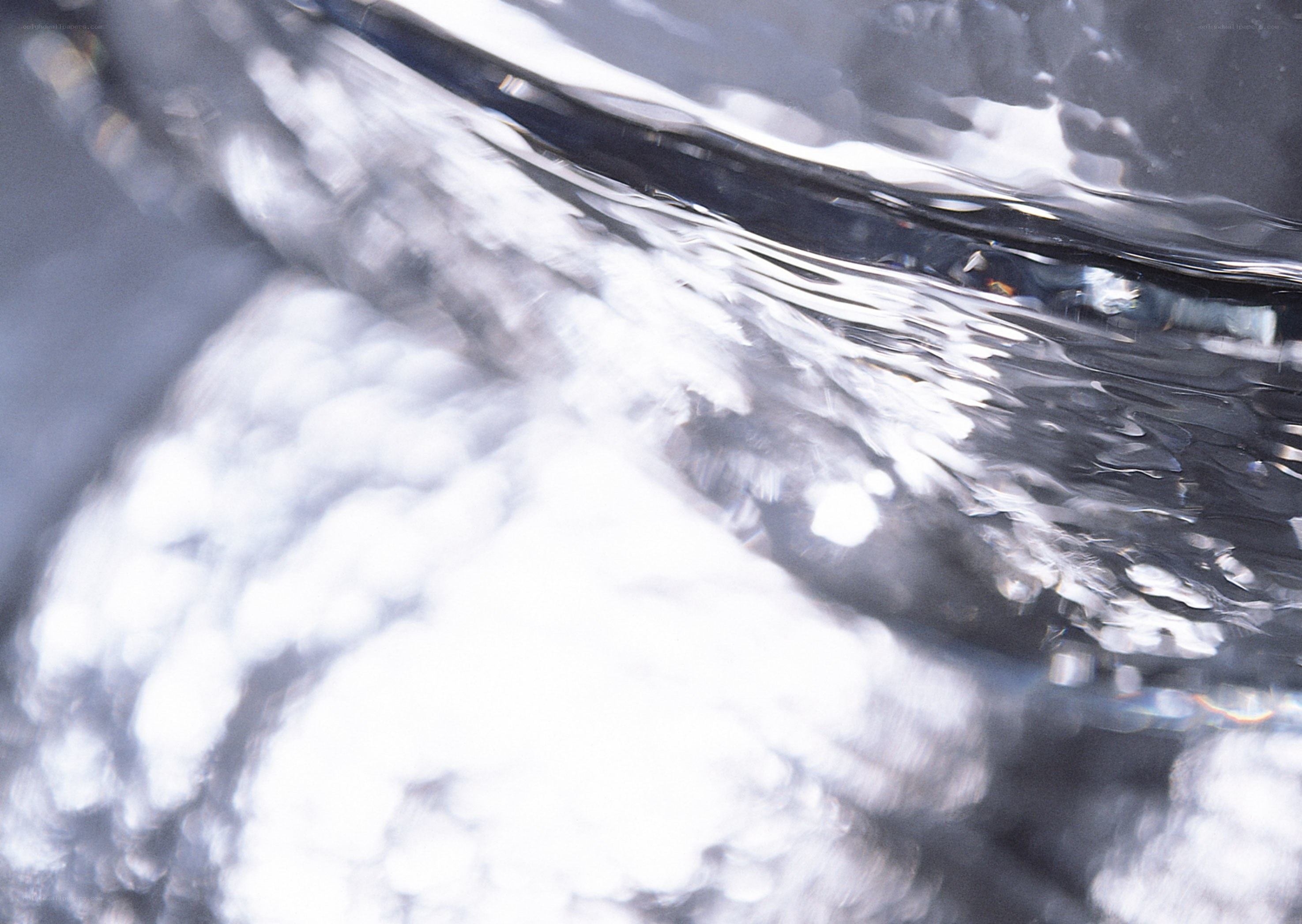 Water surface with ripples