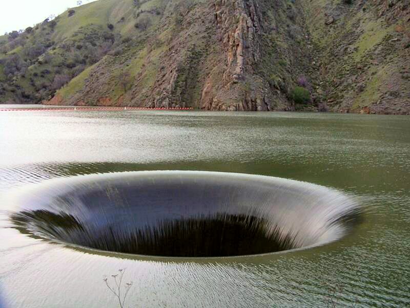 Water Vortex in Lake — Green