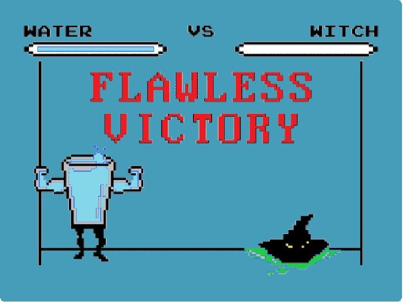 Water vs Witch Flawless Victory