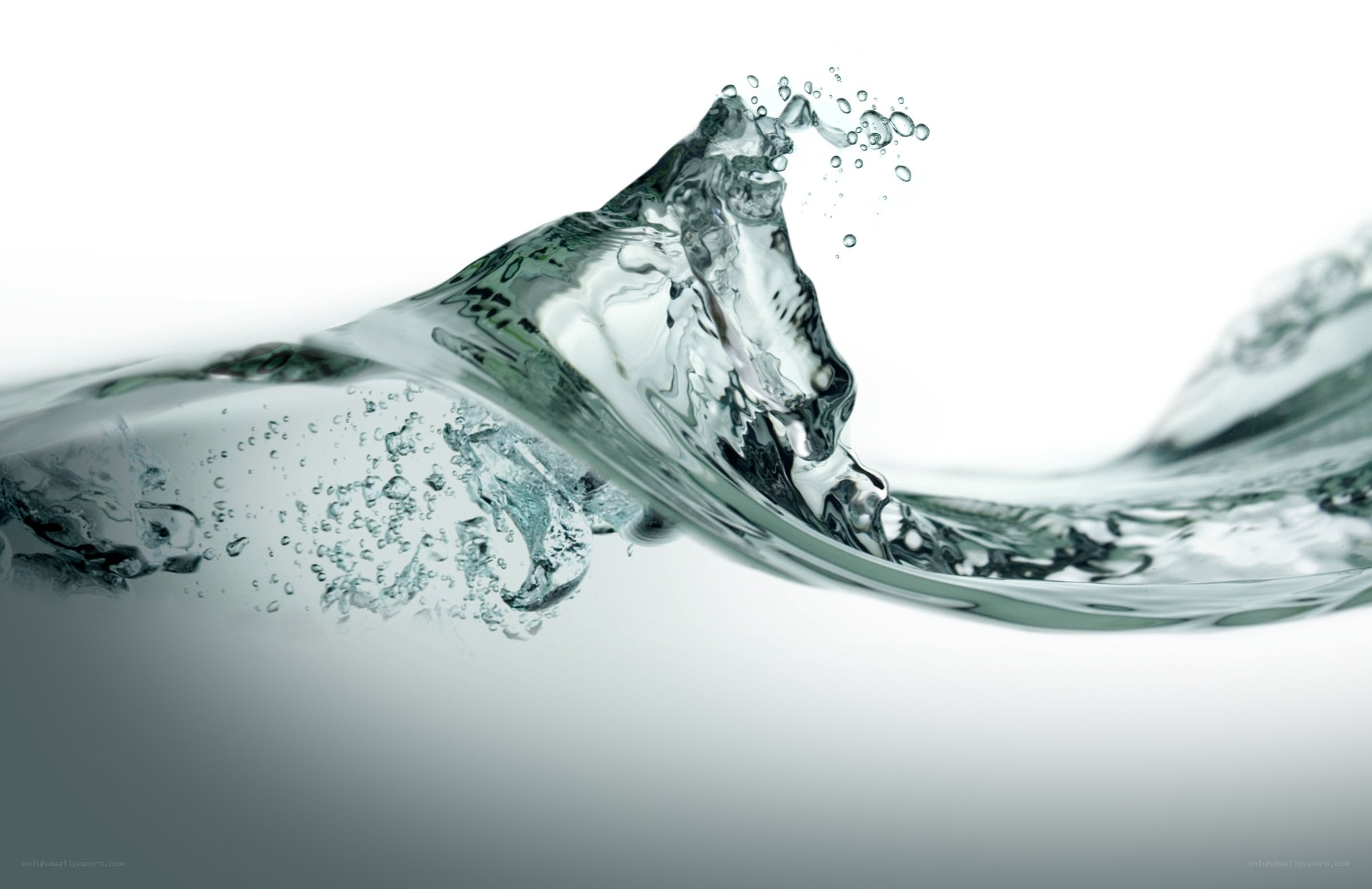 Water wave splashing