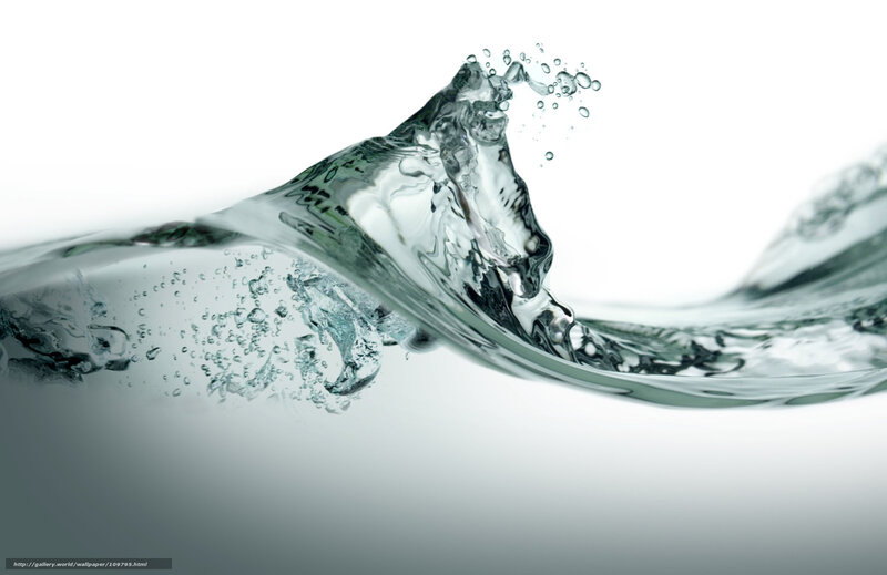 Water wave splashing