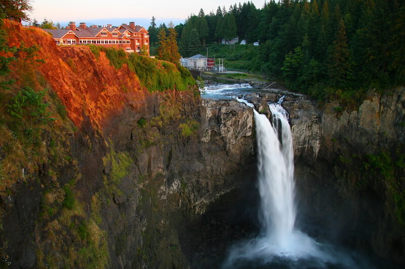 Waterfall and Cliff