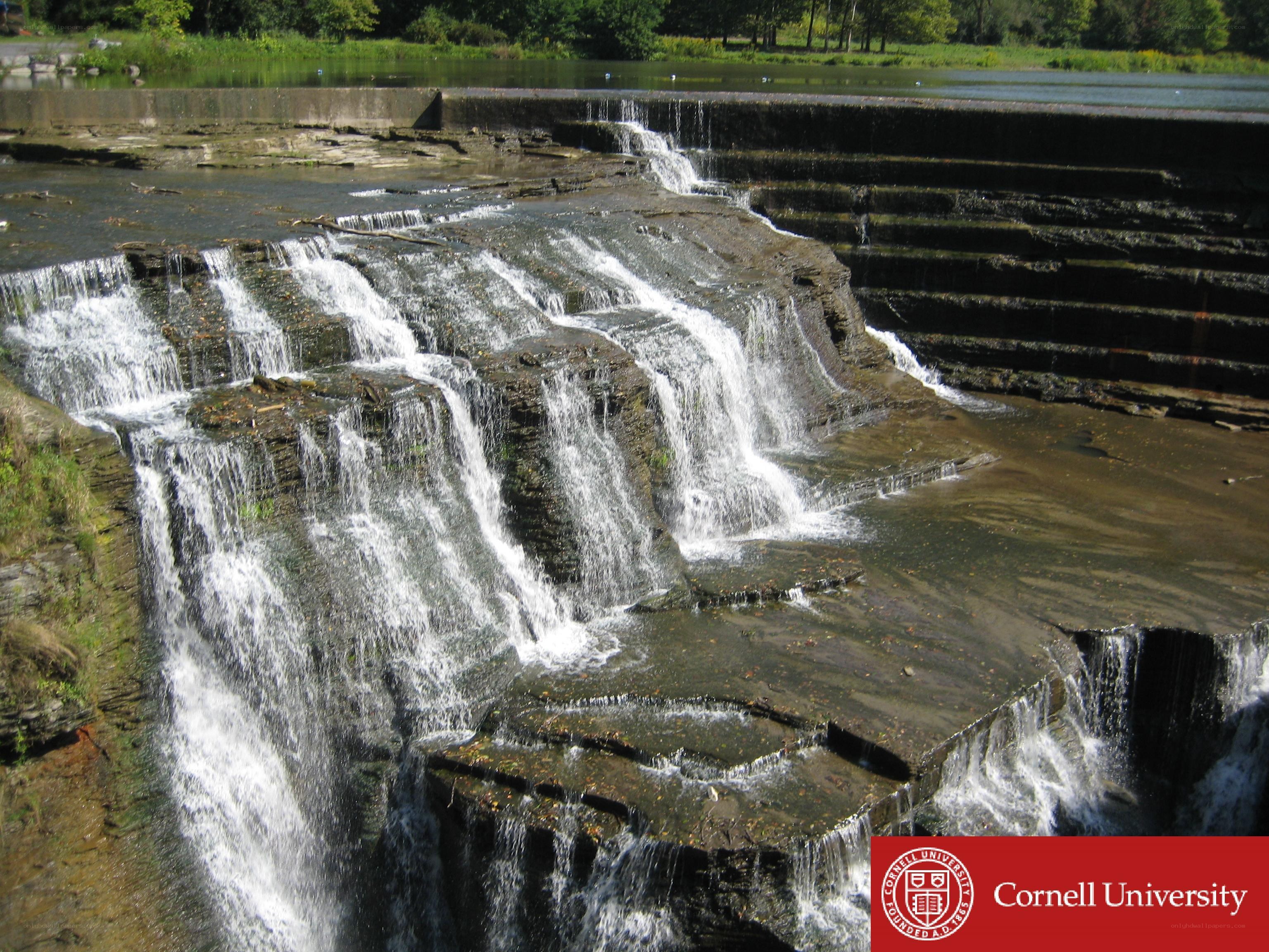 Waterfall at Cornell University