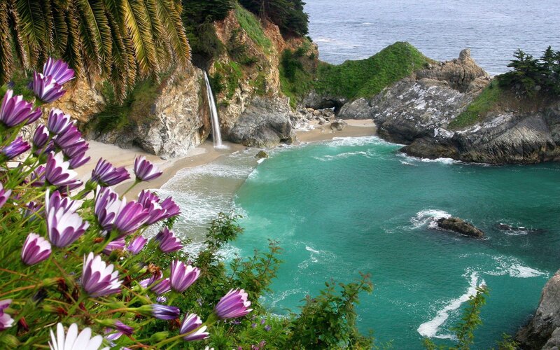 Waterfall at cypress point