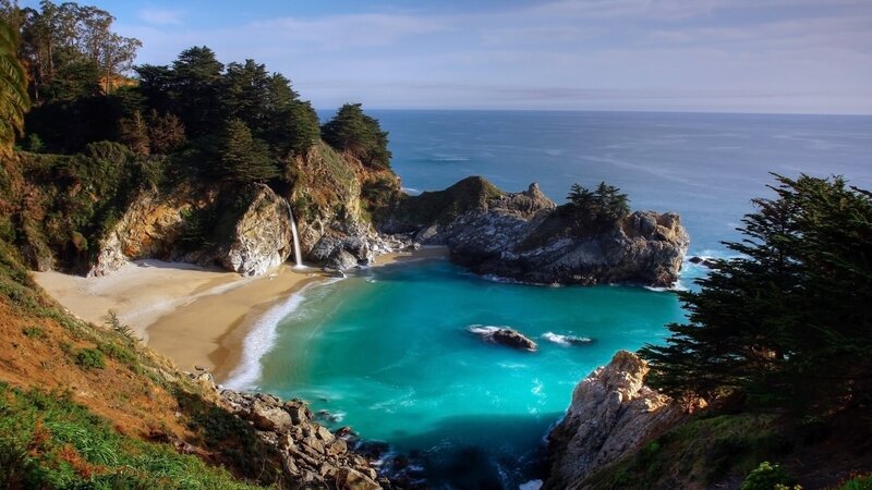 Waterfall at cypress point