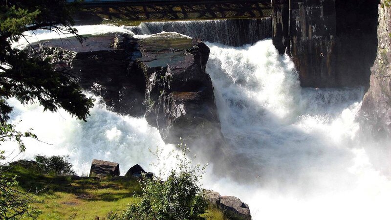 Waterfall at Dam