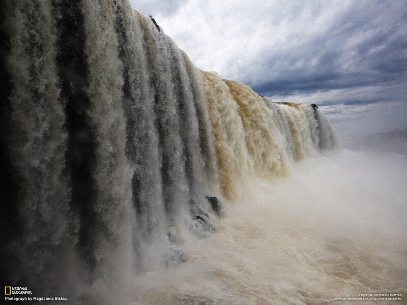 Waterfall at Iguazu Falls
