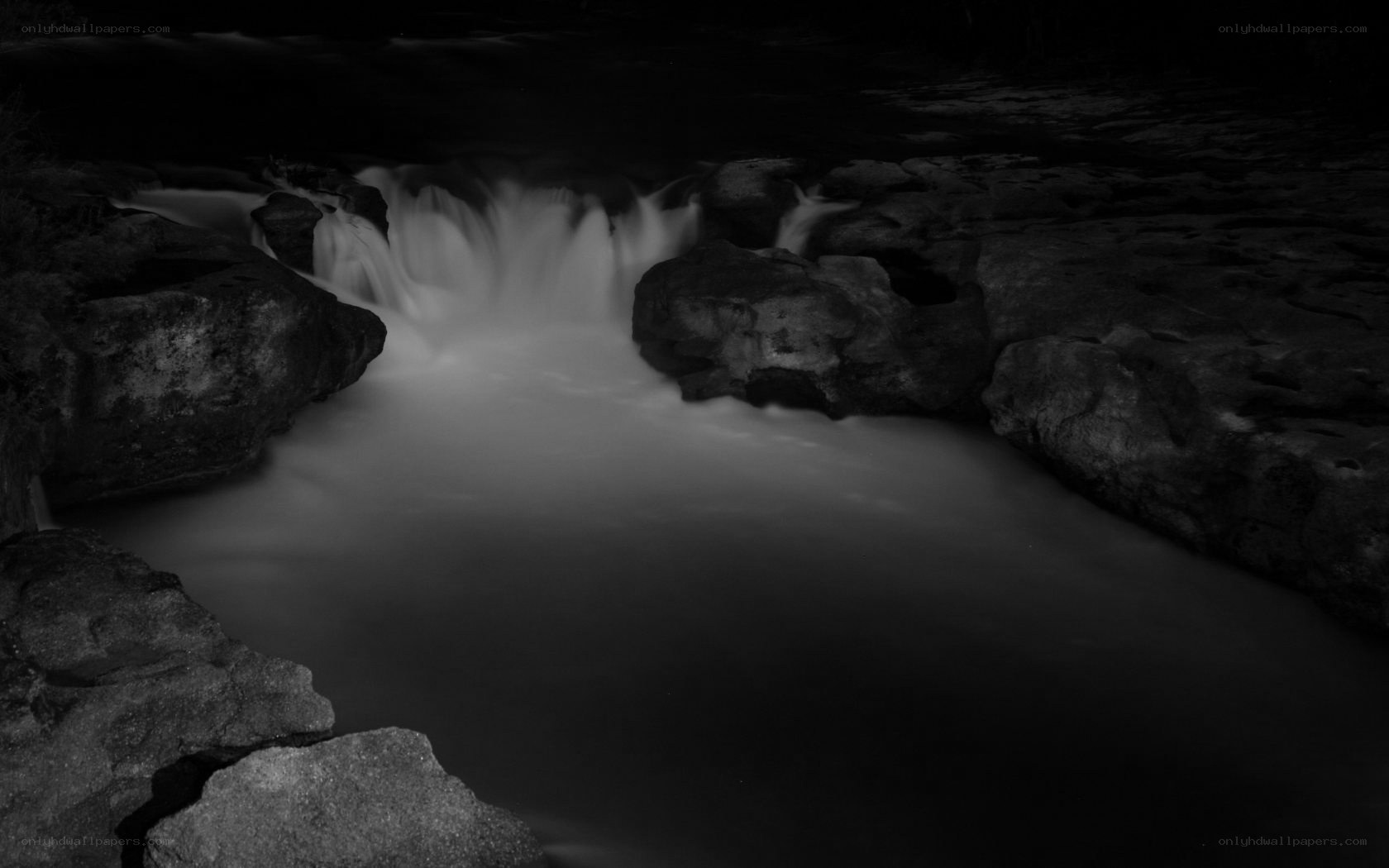 Waterfall at Night