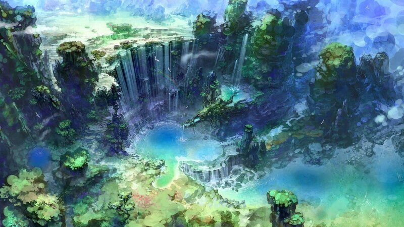 Waterfall Canyon Landscape