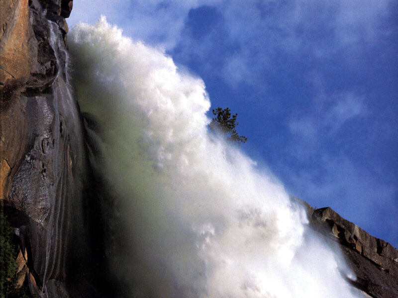 Waterfall Cascading Down
