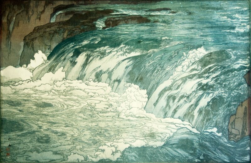 Waterfall Crashing over Rocks
