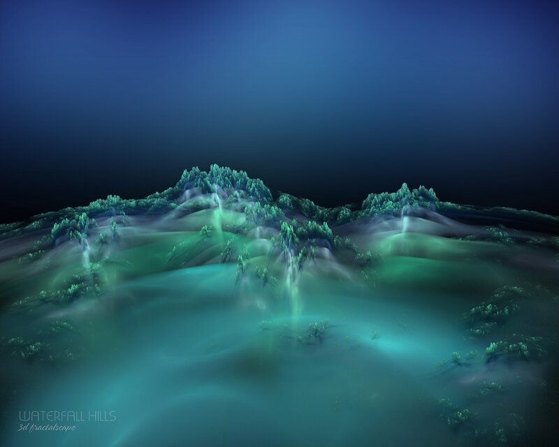 Waterfall Hills Fractalscape