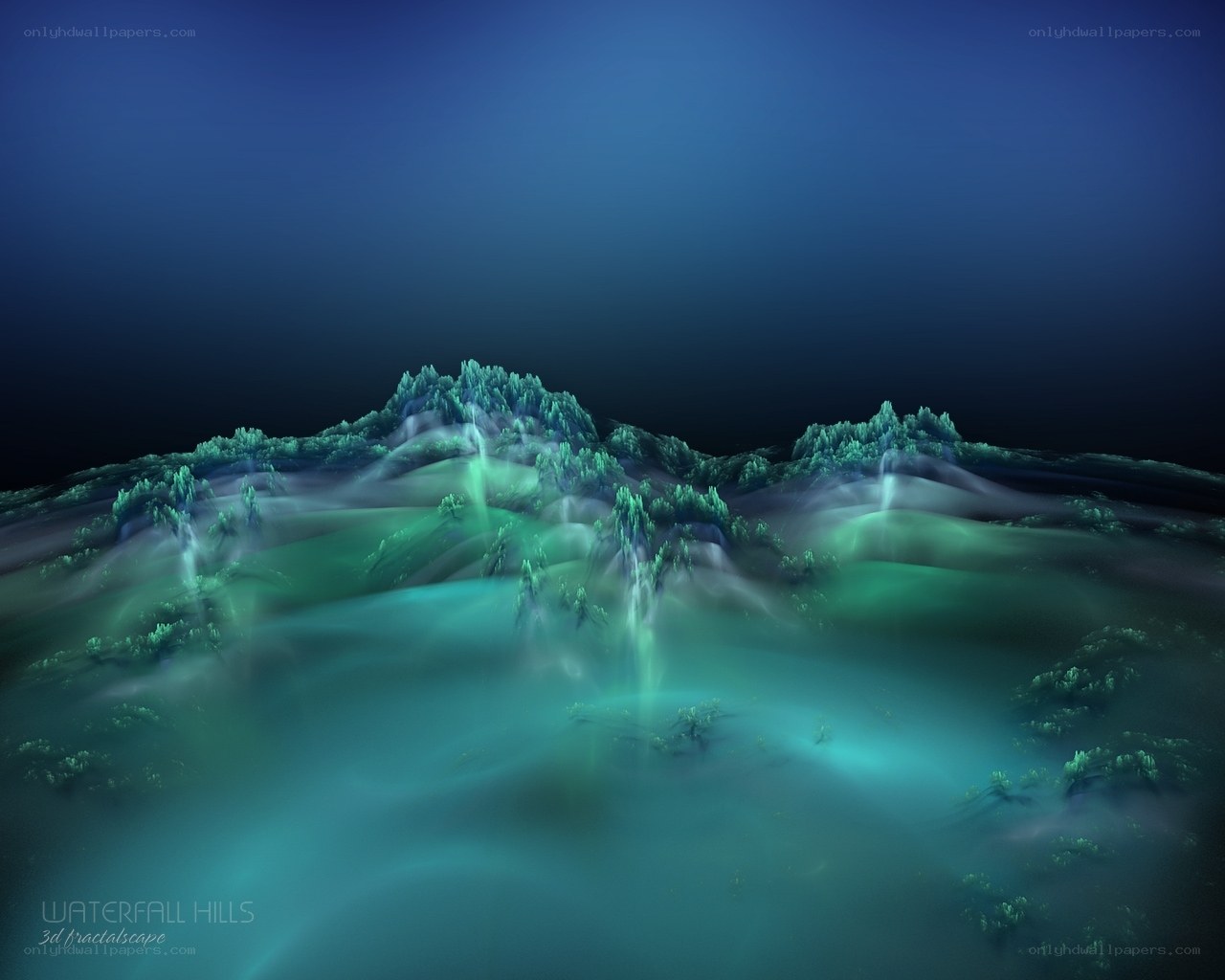 Waterfall Hills Fractalscape
