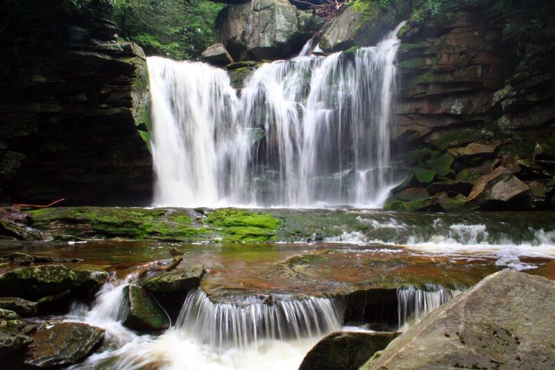 Waterfall in a forest