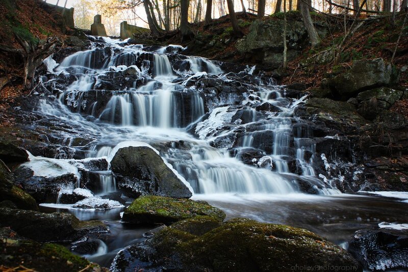 Waterfall in a forest
