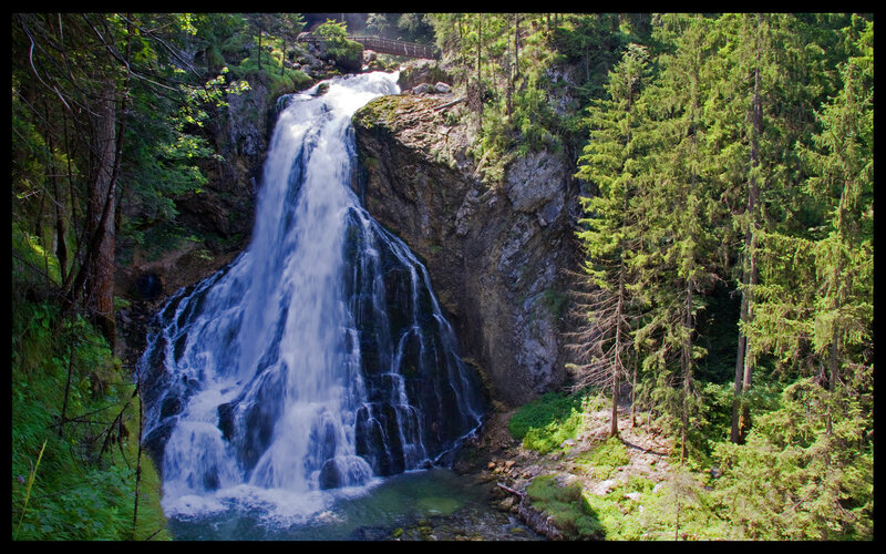 Waterfall in a forest