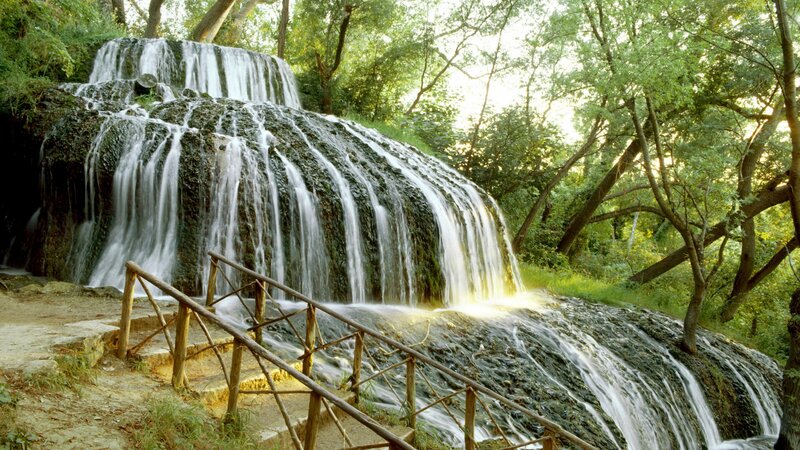 Waterfall in a forest