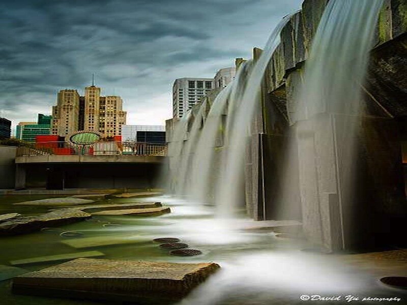 Waterfall in City Park