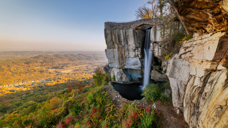 Waterfall in Cliff