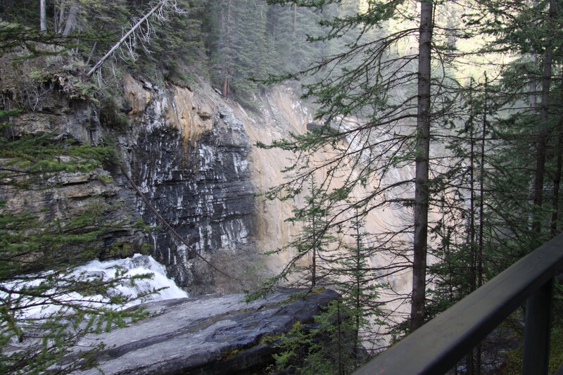 Waterfall in Forest Canyon — Green, Natural, Morning